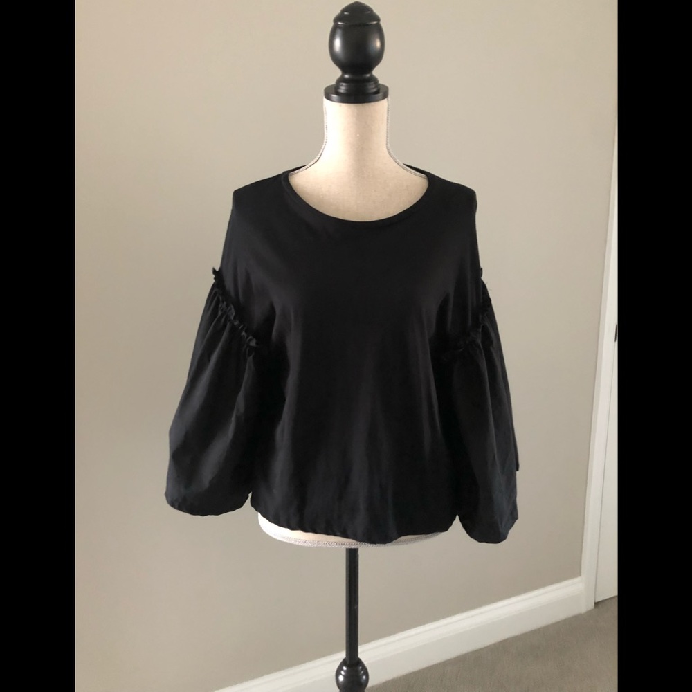 Zara top black